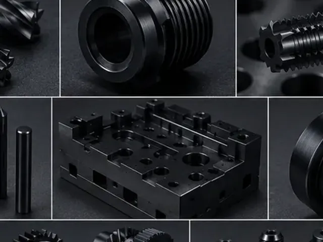 Black Mamba coated parts — Aluminum machining