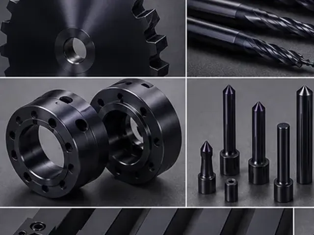 Black Voodoo Black coated parts