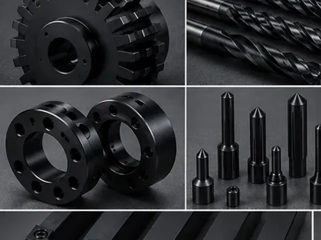 Black Widow Black coated parts