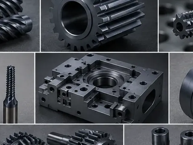 Python Scales coated parts — Titanium alloys