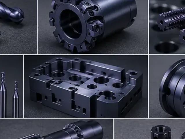 Scorpion Stinger coated parts — Hardened steels >50 HRC (dry machining)
